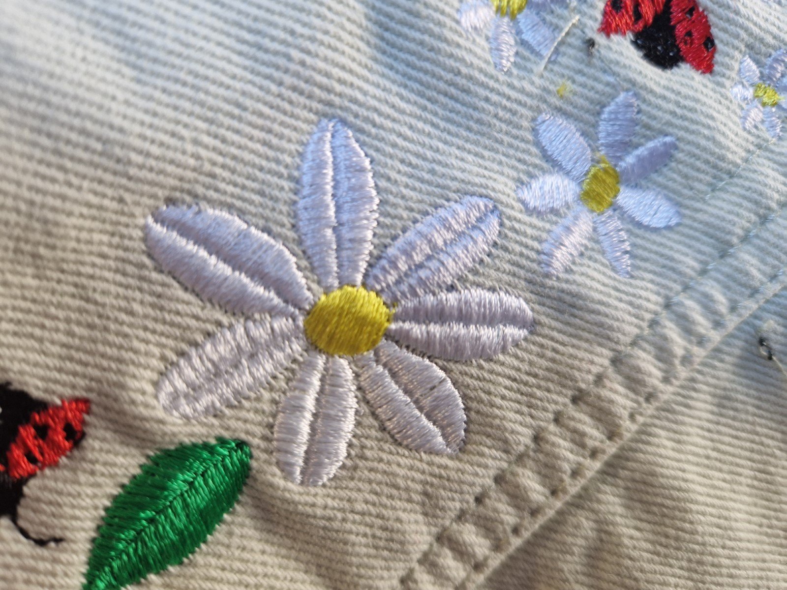 Pale Green Cropped Denim Jacket size 12-14 (New with tags) - Image 4