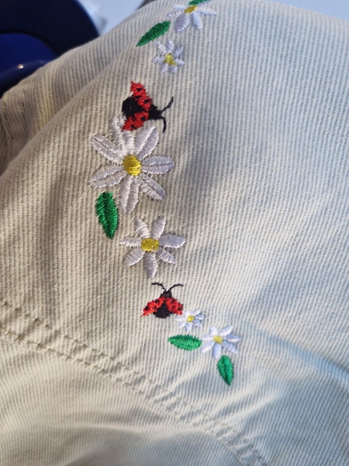 Pale Green Cropped Denim Jacket size 12-14 (New with tags) - Image 2