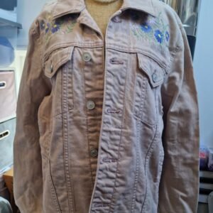 Preloved Re imagined River Island Dusty Pink Jacket size L  (14-16)